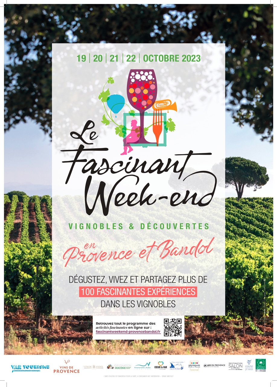 Affiche fascinant week-end Provence et Bandol
